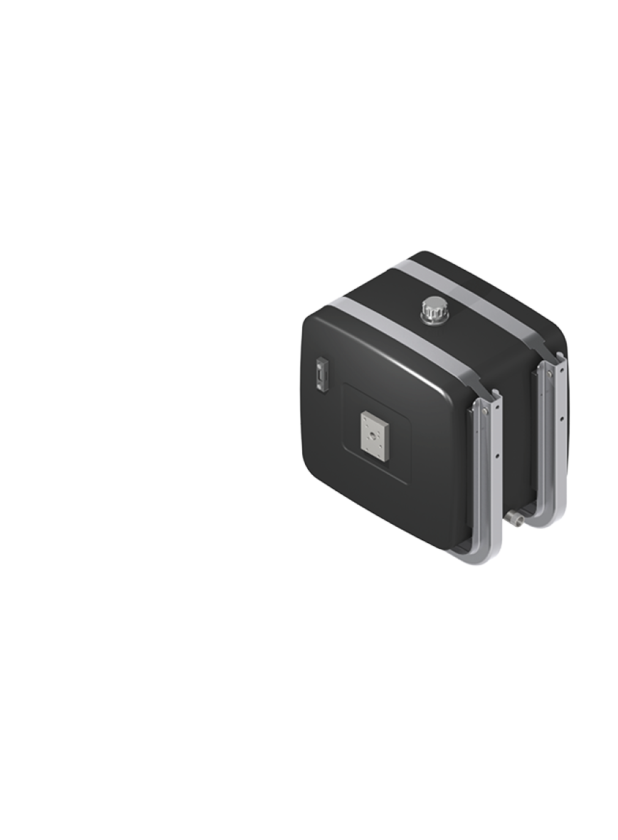 İÇTEN FİLTRELİ ŞASE ALTI ÇELİK YAĞ TANKI